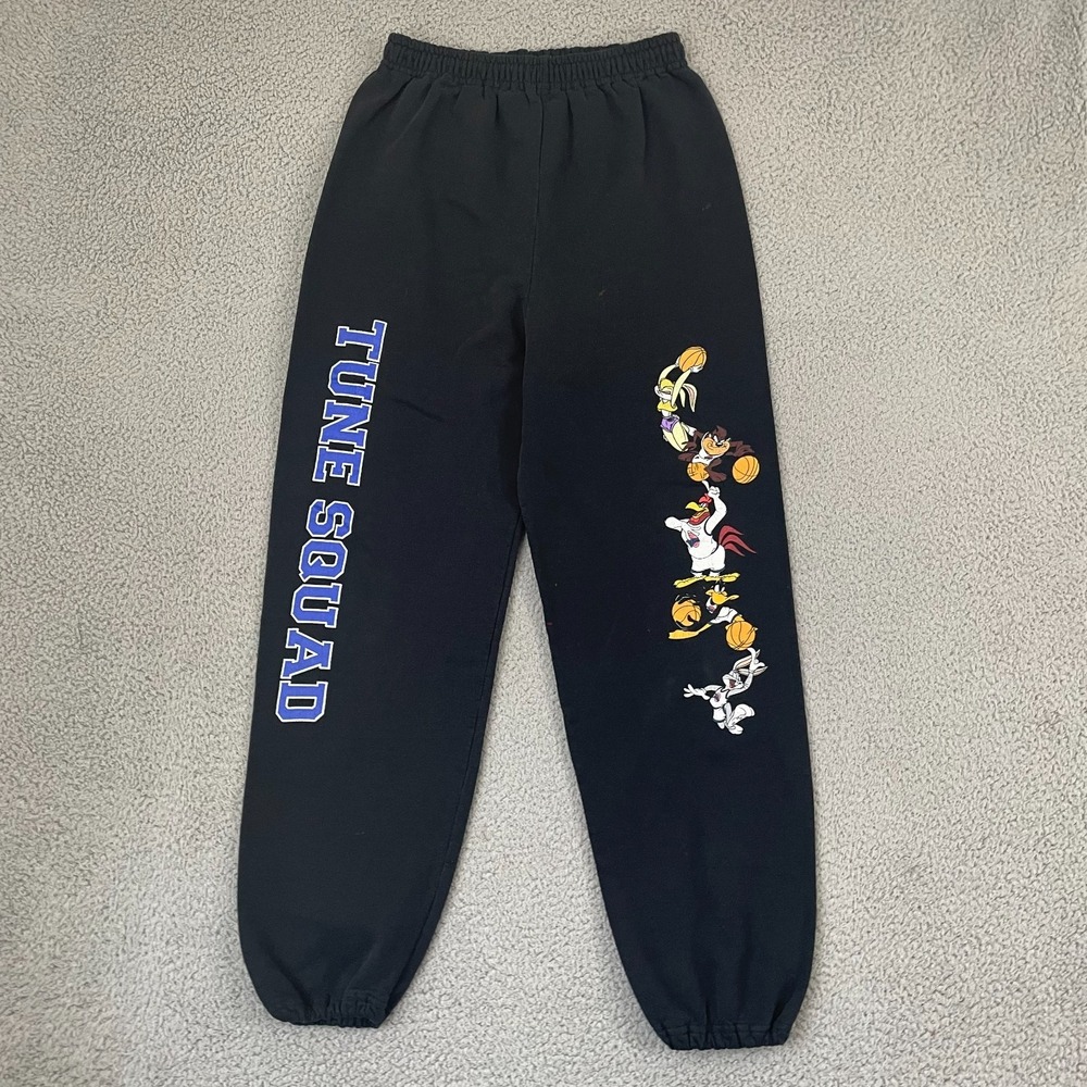 Space Jam Tune Squad Sweatpants Men M Black Pacsun Lounge Cartoon Jogger